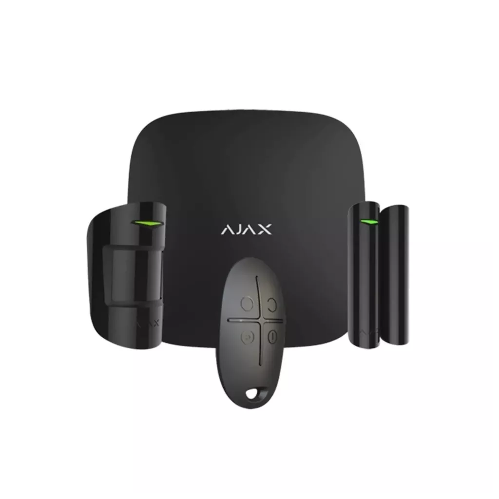 AJAX  StarterKit 4G, Kablosuz, Alarm Kiti, SİYAH
