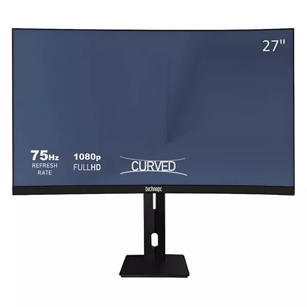 TECHNOPC 27" VA TPL27CS 6.5MS 75HZ HDMI-DP Kavisli Kurumsal Monitör 1920x1080