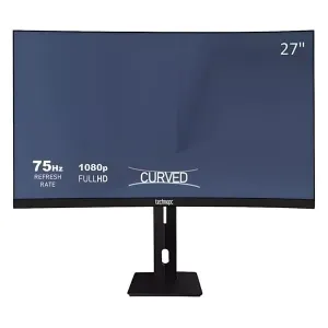 TEHCNOPC 27" VA 6.5MS 75HZ HDMI-DP Pivot Kavisli Monitör 1920x1080