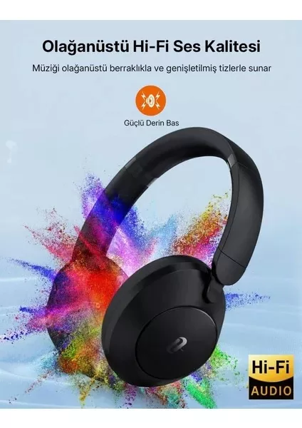TAOTRONICS TT-BH1119 Aktif Gürültü Engelleyici Kulak Üstü Kulaklık
