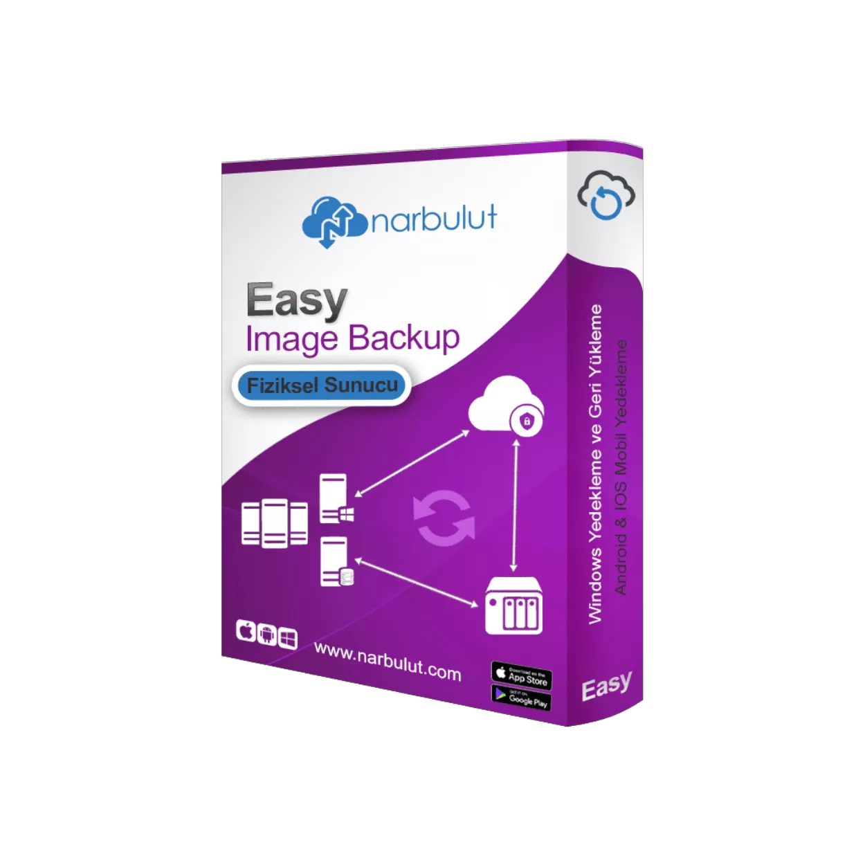 NARBULUT Easy Image Backup for Physical Server Subscription License 1yıl basic support is included. 