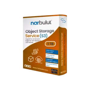 NARBULUT Object Storage Service (S3) 1TB 1yıl basic support is included. 