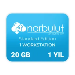 NARBULUT Backup Now Standart Edition 20GB Lisans 1yıl 10kullanıcı basic support is included.  