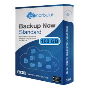 NARBULUT Backup Now Standart Edition 100GB Lisans 1yıl 50kullanıcı basic support is included.