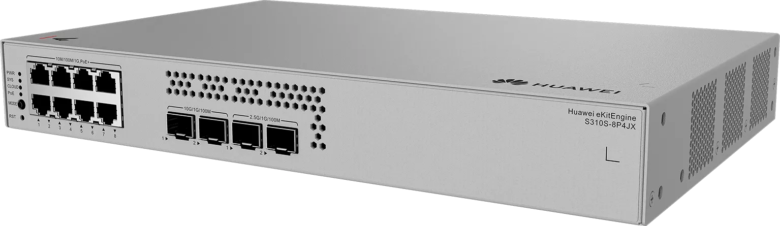 HUAWEI 8port POE+ 128w 2-SFP/2SFP 2.5GE Gigabit Yönetilebilir Switch eKIT S310S-8P4JX