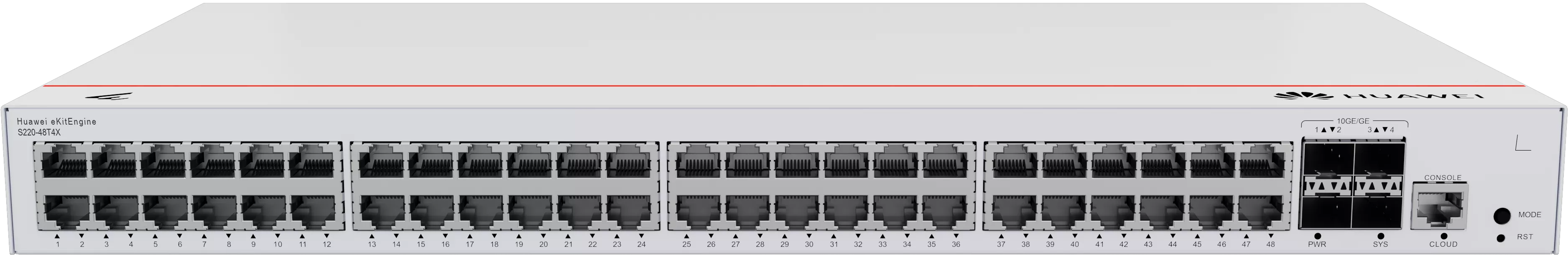 HUAWEI 48port 4-SFP 10GbE Gigabit Yönetilebilir Switch eKIT S220-48T4X