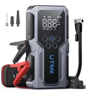 UTRAI Jstar JS9 15000mAh 4 in 1 Jump Starter+Lastik Şişirme Pompalı Taşınabilir Akü Takviye Kiti