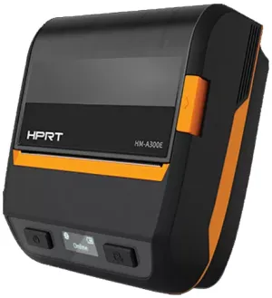 HPRT HM-A300E USB+Bluetooth Taşınabilir Barkod Yazıcı
