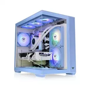 THERMALTAKE HYDRANGEA VIEW 380 GAMING MID-TOWER PC Kasası Mavi CA-1Z2-00MFWN-00