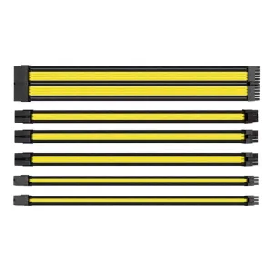 THERMALTAKE TtMod AC-047-CN1NAN-A1 Power Supply Sleeved Kablo Sarı/Siyah