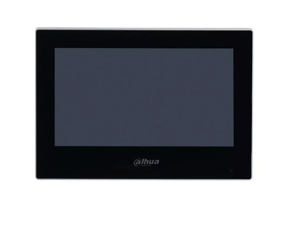 DAHUA 7" Dokunmatik DHI-VTH2621G-P Dahili IP Intercom Monitörü 1024x600 Siyah  