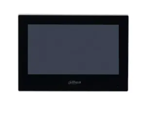 DAHUA 7" Dokunmatik DHI-VTH2621G-P Dahili IP Intercom Monitörü 1024x600 Siyah  