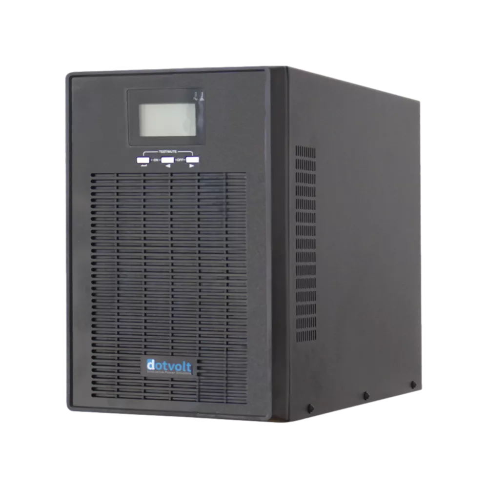 DOTVOLT 2KVA MN2KVA PLUS ONLINE 1/1F LCD EKRAN TOWER UPS 4x 12V 9 Ampe