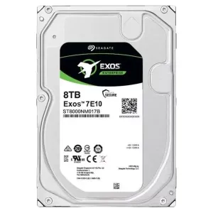SEAGATE 3.5" 8TB EXOS ST8000NM017B 7200 RPM 256MB SATA-3 Enterprise NAS ve Güvenlik Diski