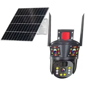 APRONX 6MP SOLAR 3.6MM APX-WSP348 4G Çift Kamera 49 Led Wifi PTZ                                    