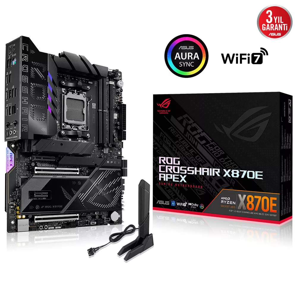 ASUS ROG CROSSHAIR X870E APEX DDR5 TYPE-C PCIE 5.0 AM5 ATX                                          