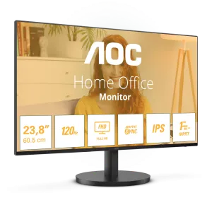AOC 23.8" IPS 24B3HA2 1MS 100hz HDMI Multimedya Monitör (1920 X 1080)   