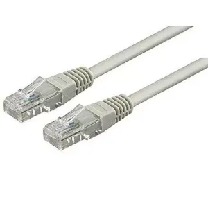 ODS 0.3m CAT6 Utp LSZH Saf Bakır Gri Patch Kablo (20'li Paket)