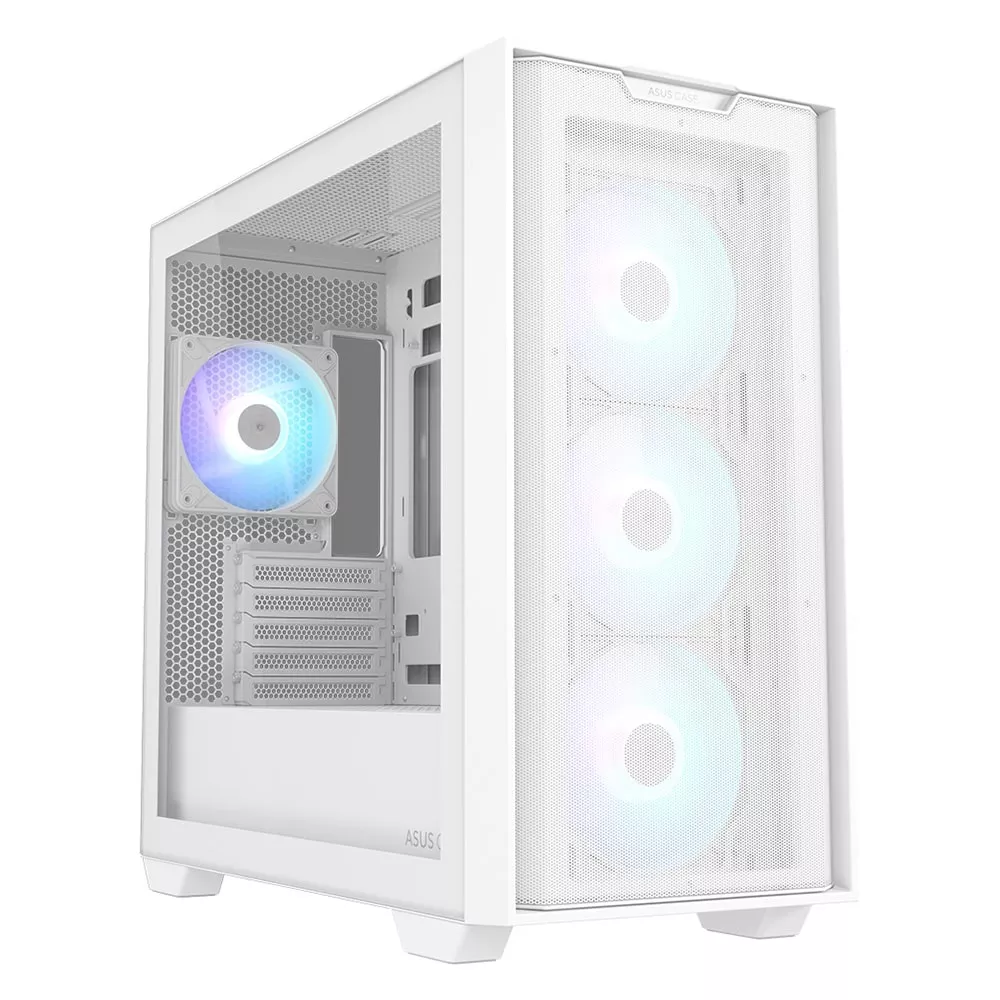 ASUS A21 PLUS GAMING FANSIZ MID-TOWER PC KASASI BEYAZ