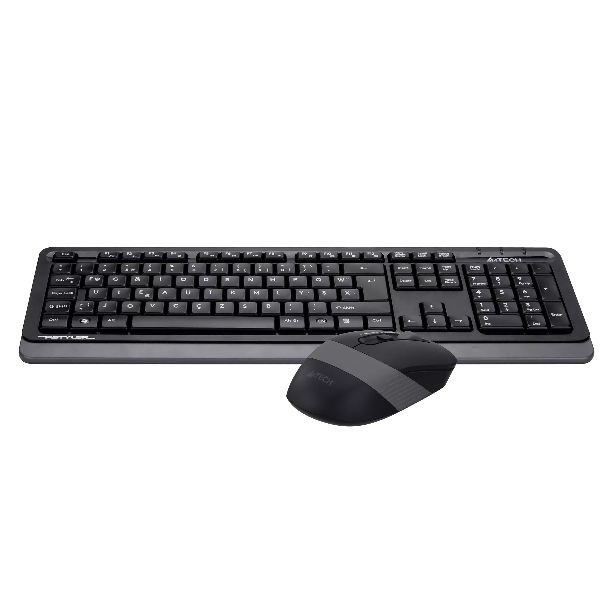 A4TECH FG1010 Kablosuz F Trk Siyah/Gri Klavye - Mouse Set