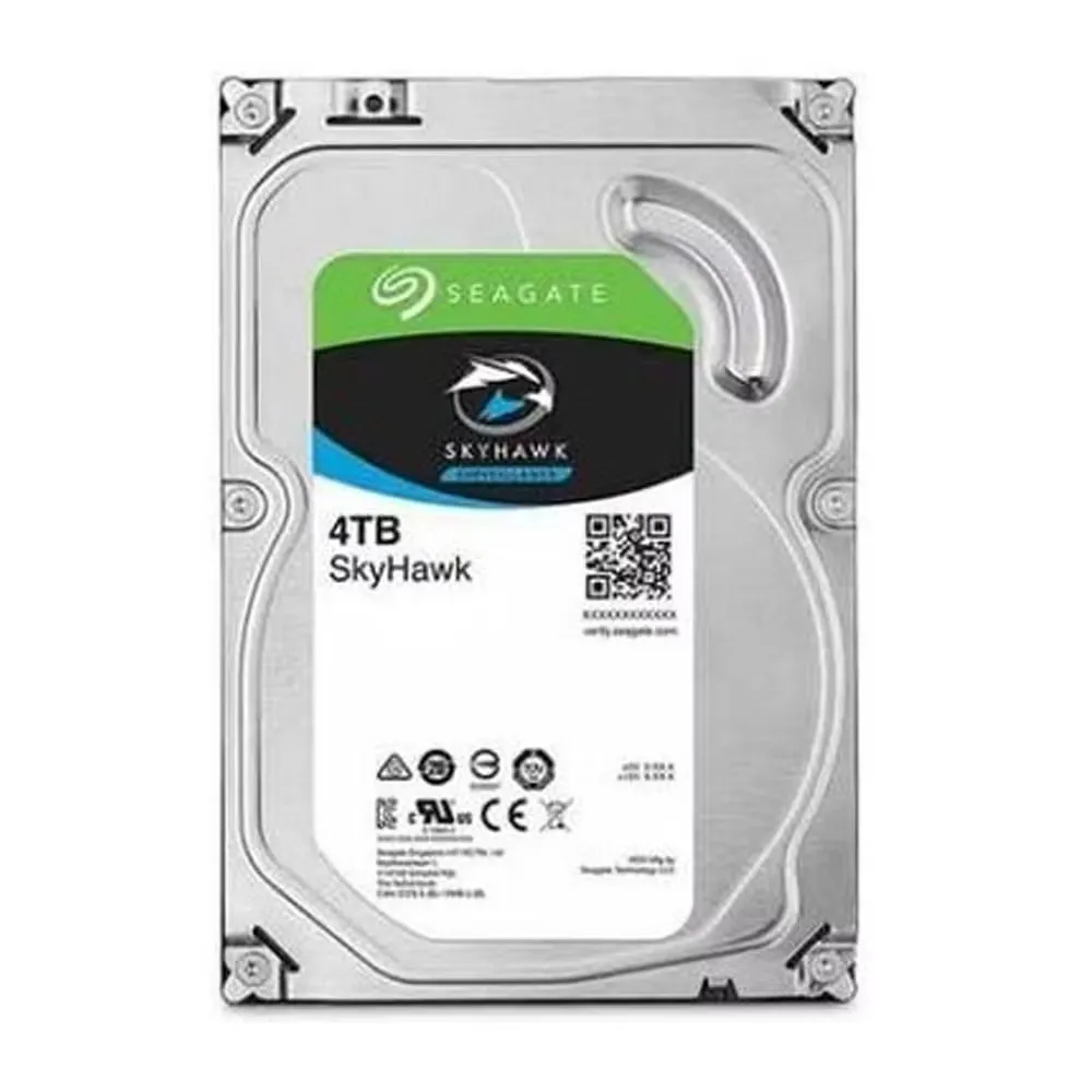 SEAGATE 3.5" 4TB SKYHAWK ST4000VX015 5900 RPM 256MB SATA-3 Güvenlik Diski                           