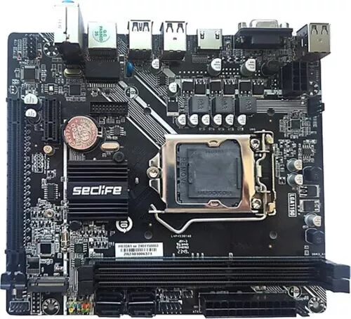 SecLife H81DA1 DDR3 PCIe 16X v2.0 1150p mATX 