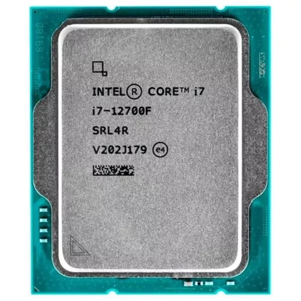 INTEL CORE i7 12700F 37MB 12çekirdekli VGA YOK 1700p 65w Kutusuz+Fansız 