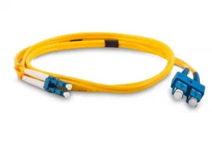HCS 5m MM LC-LC 50/125µ LSZH Duplex OM4 Fiber Optik Patch Kablo 