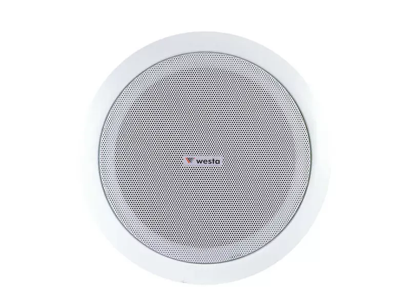 WESTA WS-2035T 8" 30W  Alçıpan Trafolu Beyaz Hoparlör