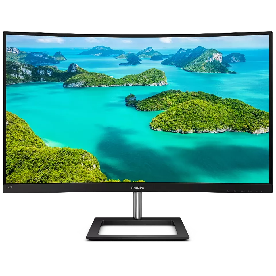 PHILIPS 31.5" VA 322E1C-00 4MS 75Hz HDMI-DP Kavisli Monitör (1920 X 1080)