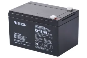 VISION CP12120 12v 9amper Kuru Tip Akü TSE Belgeli 
