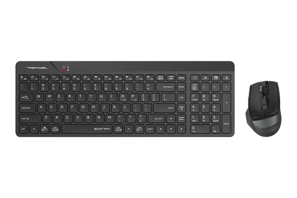 A4TECH FG2400 AIR2 Kablosuz Q Trk Sessiz Siyah Klavye - Mouse Set