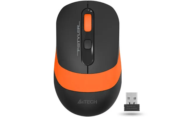A4TECH FG10 Kablosuz 2000dpi Siyah/Turuncu Mouse