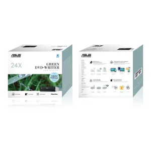 ASUS DRW-24D5MT 24X DVD Yazıcı Siyah Sata 20w
