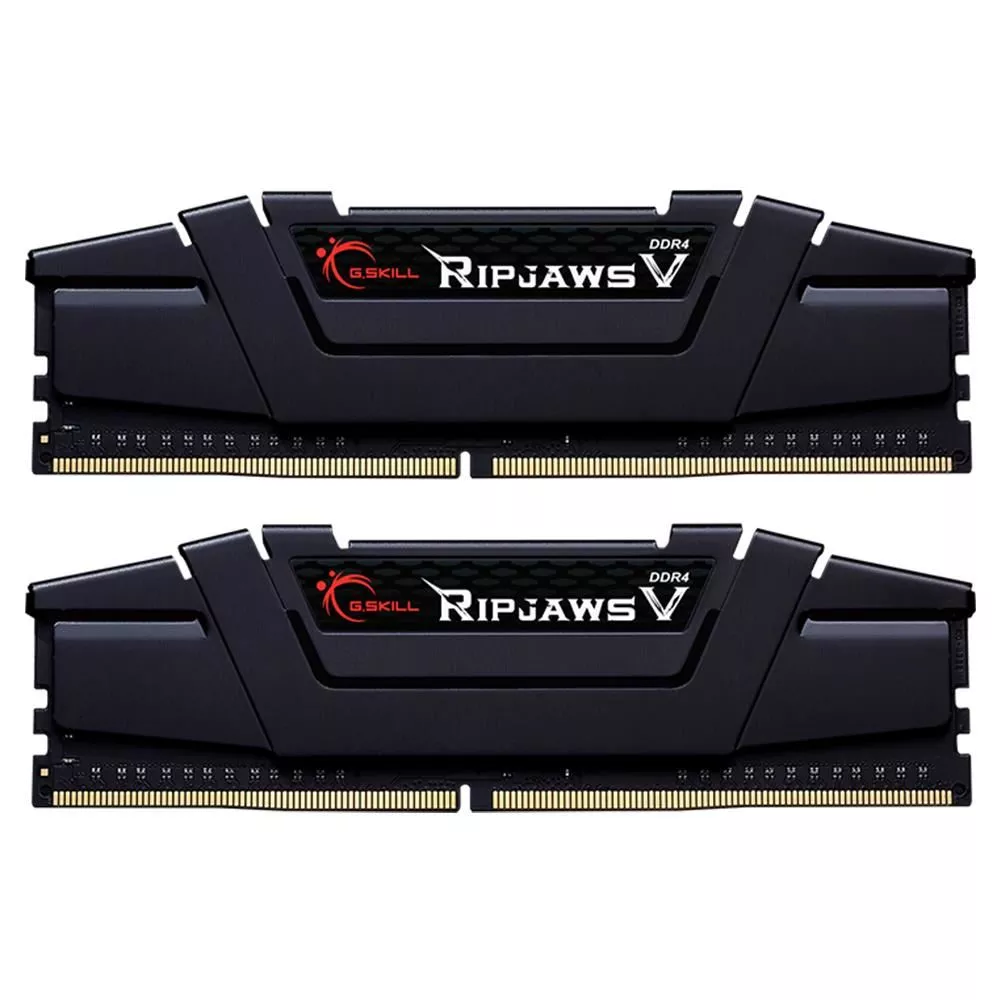 GSKILL 32GB (2X 16GB) DDR4 3600MHZ CL18 DUAL KIT PC RAM RIPJAWS V F4-3600C18D-32GVK