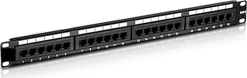 ODS 1U 24port Cat6 Utp Bakır Patch Panel U-P24UTP