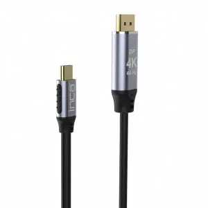 INCA 2metre ITCD-02TX TYPE-C - DP Görüntü Kablosu 4K