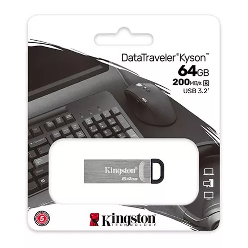 KINGSTON 64GB USB 3.2 Usb Bellek Kyson DTKN/64GB Metal