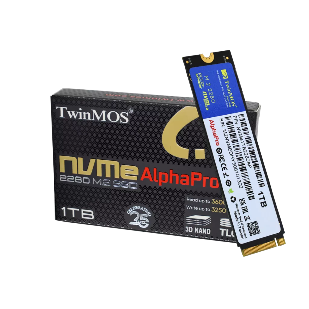 TWINMOS 1TB NVMe1TB2280AP 3600- 3250MB/s M2 NVME GEN3 Disk