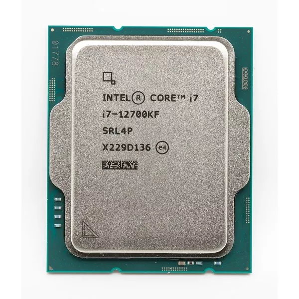 INTEL CORE i7 12700KF 37MB 12çekirdekli VGA YOK 1700p 125w Kutusuz+Fansız