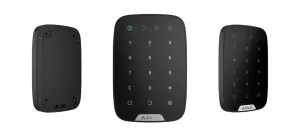 AJAX KeyPad Siyah Jeweller 1700m Kablosuz Dokunmatik Alarm Tuş Takımı