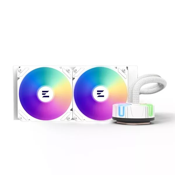 ZALMAN 240mm RESERATOR5-Z24-WH RGB Sıvı Soğutmalı AM5-1700p İşlemci Fanı Beyaz
