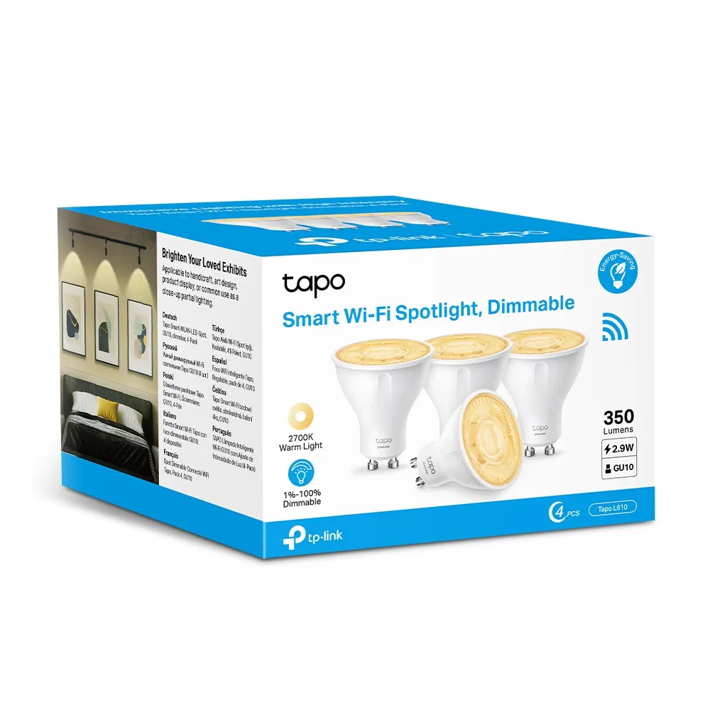 TP-LINK Tapo L610 Akıllı Wi-Fi Spot Lamba Wıfı Kablosuz Ayarlanabilir Işık Şiddeti