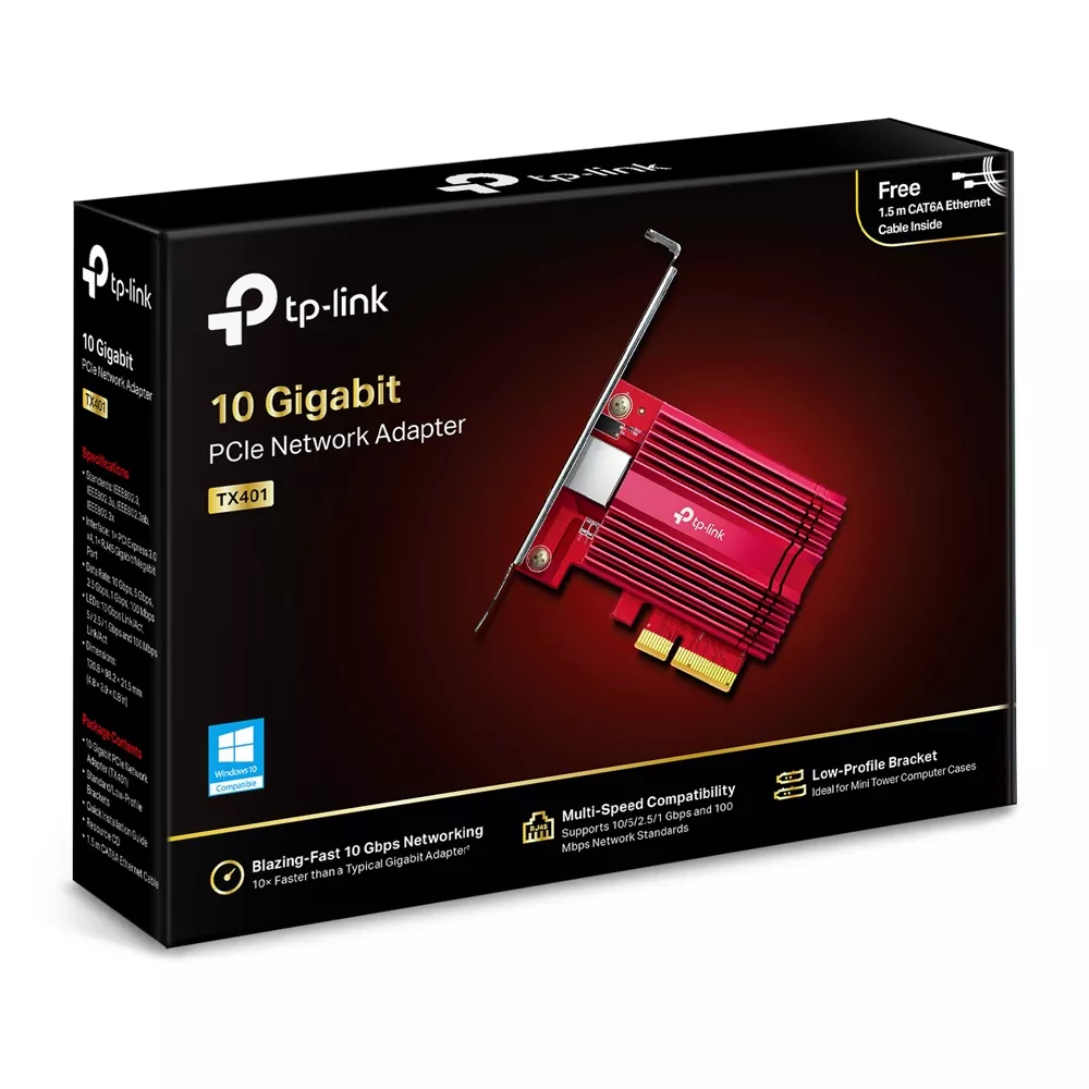 TP-LINK TX401 10GbE PCIe Dahili Ethernet