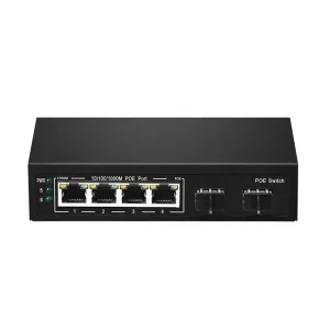 ODS 4port PoE 60w 2-SFP Gigabit Yönetilemez Switch 08ODS-4P2S