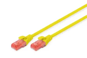 DIGITUS 2metre CAT6 Utp DK-1617-020/Y Sarı Patch Kablo (10'lu Paket)