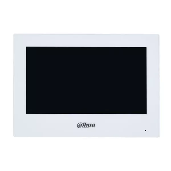 DAHUA 7" Dokunmatik DHI-VTH2621GW-WP Dahili WıFı IP Intercom Monitörü 1024x600 Beyaz