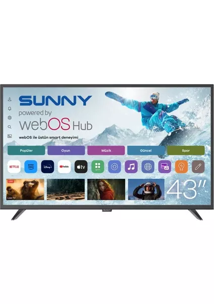 SUNNY 43" 43DAL540 WEBOS LED TV