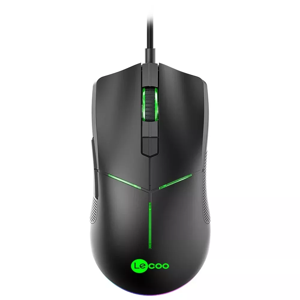 LECOO MS109 Kablolu USB RGB 6400dpi Siyah Gaming Mouse