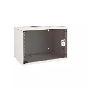 AGER 9U 600x600mm Duvar Tipi Beyaz Kabinet Demonte FLAT AG-AF09U6060B1-CBAA-A-D1